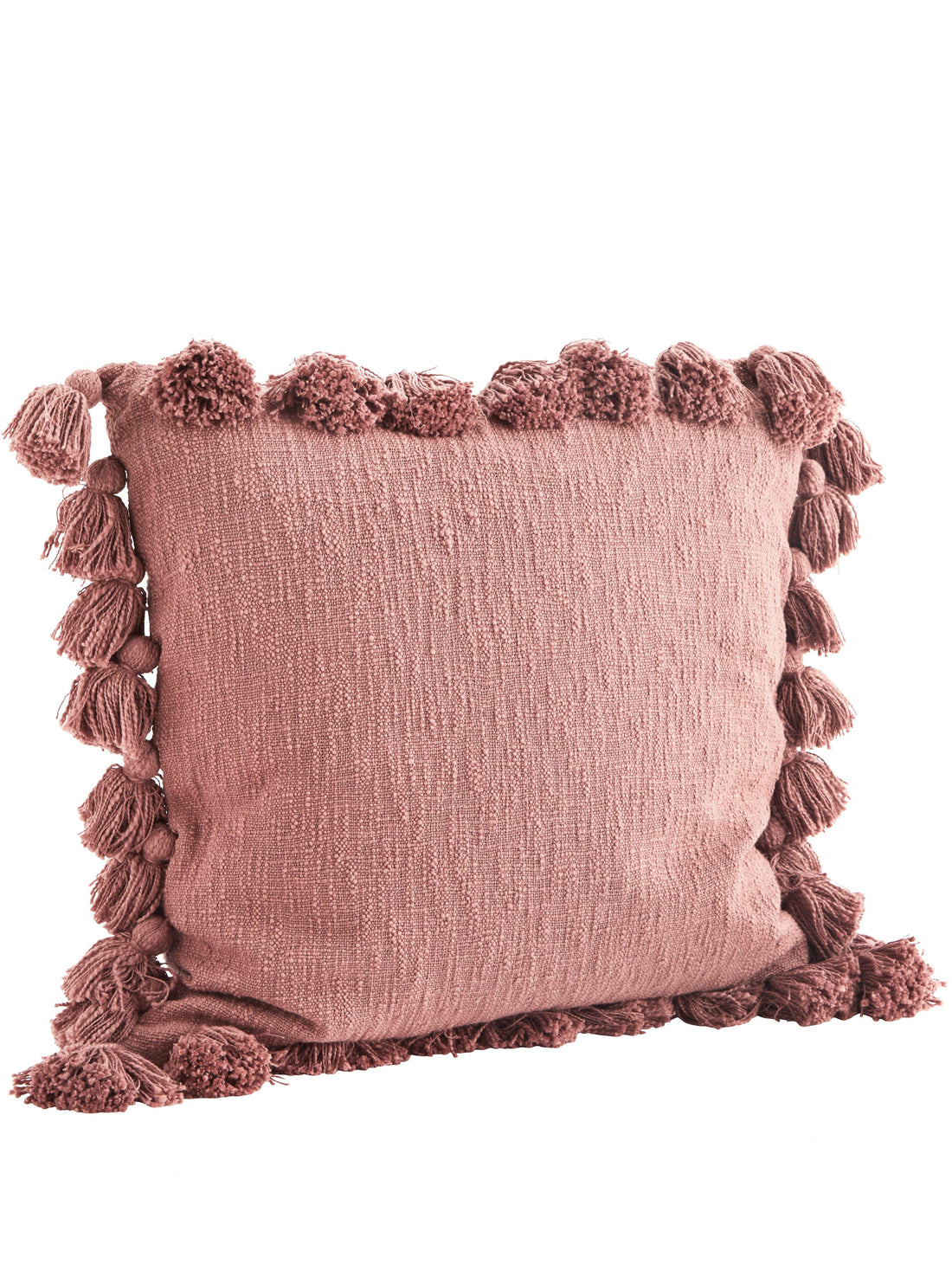 Rose Cushion With Tassels