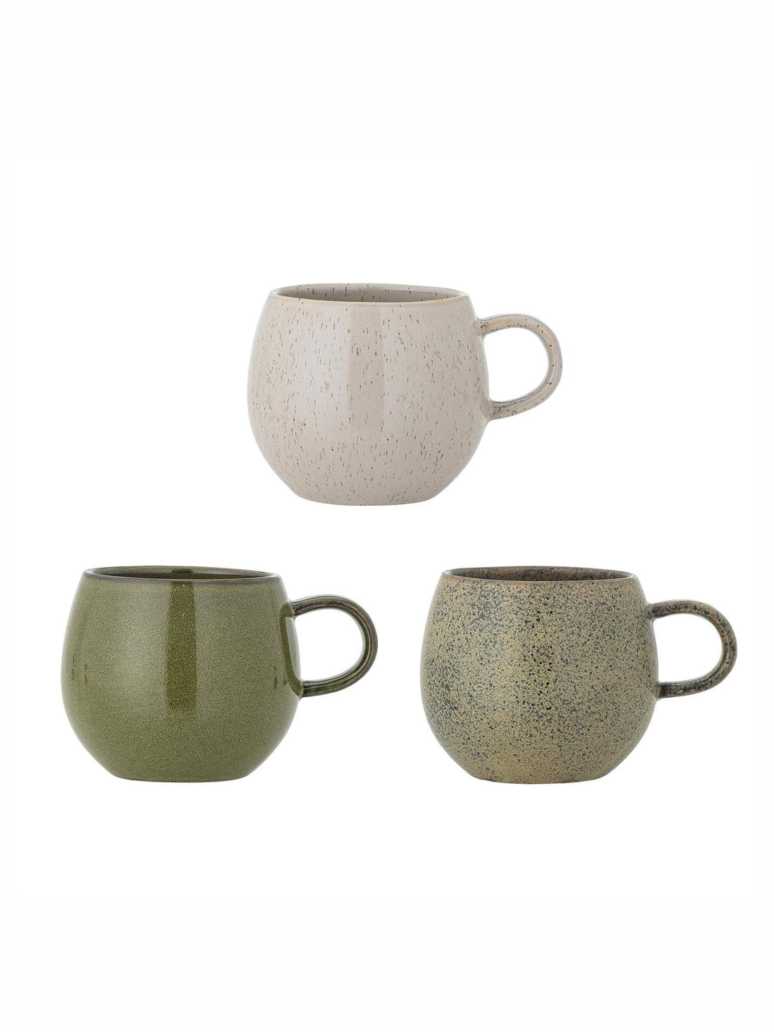 Addison Mug - Green - Stoneware Set