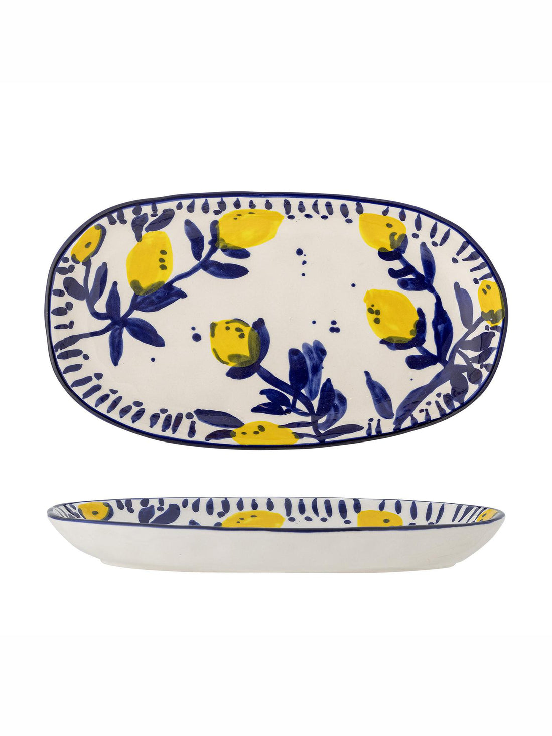 Maxima Serving Plate, Blue, Stoneware