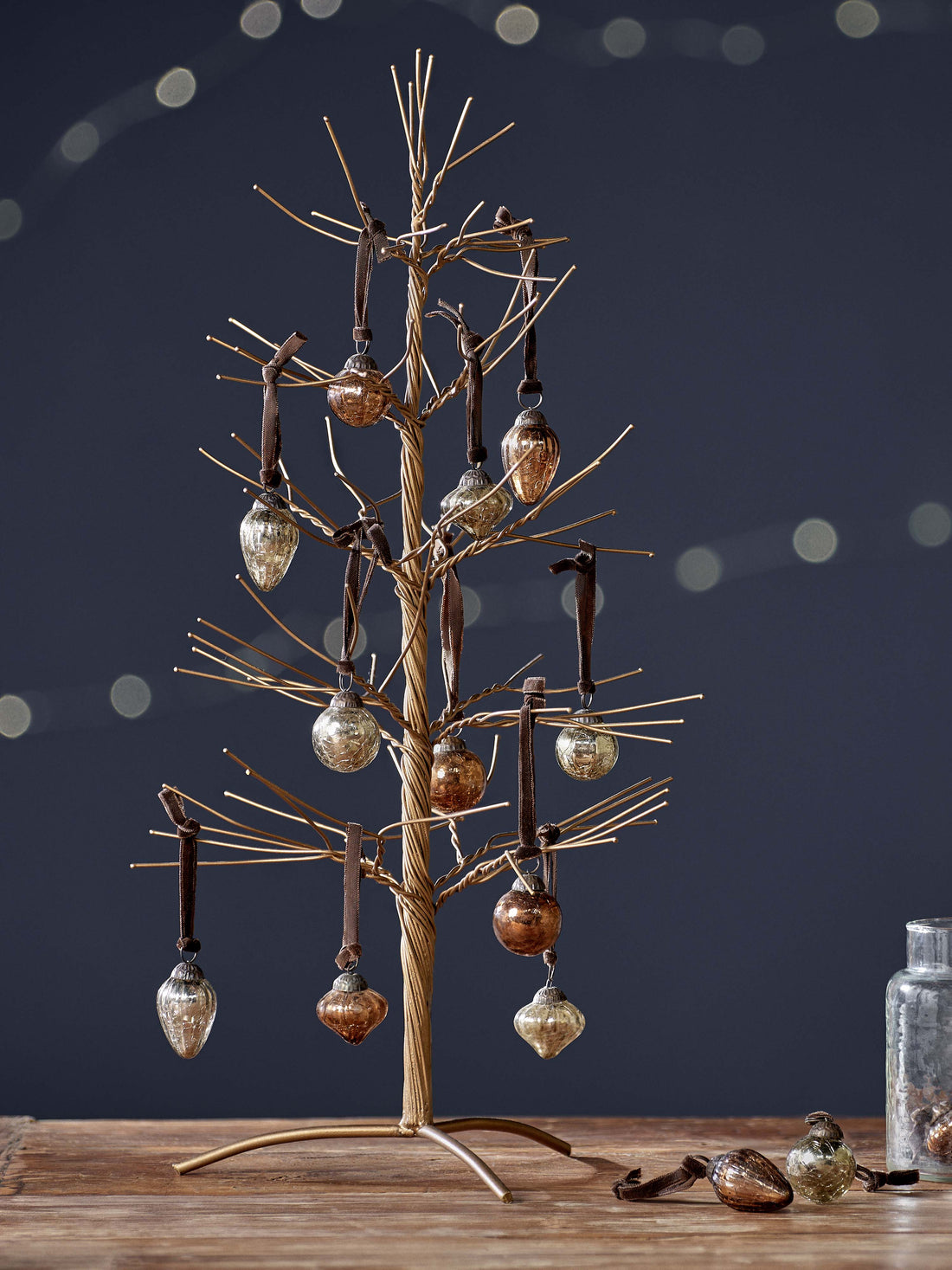 Charida Brass Wire Christmas Tree