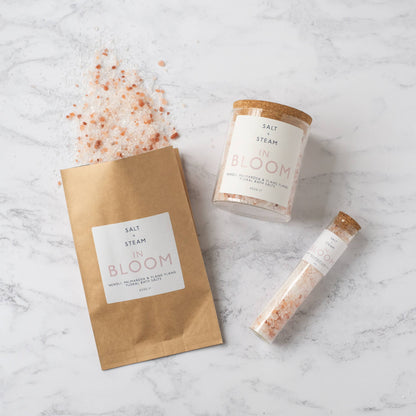 In Bloom - Rose, Neroli &amp; Palmarosa Bath Salts 80g &amp; 432g