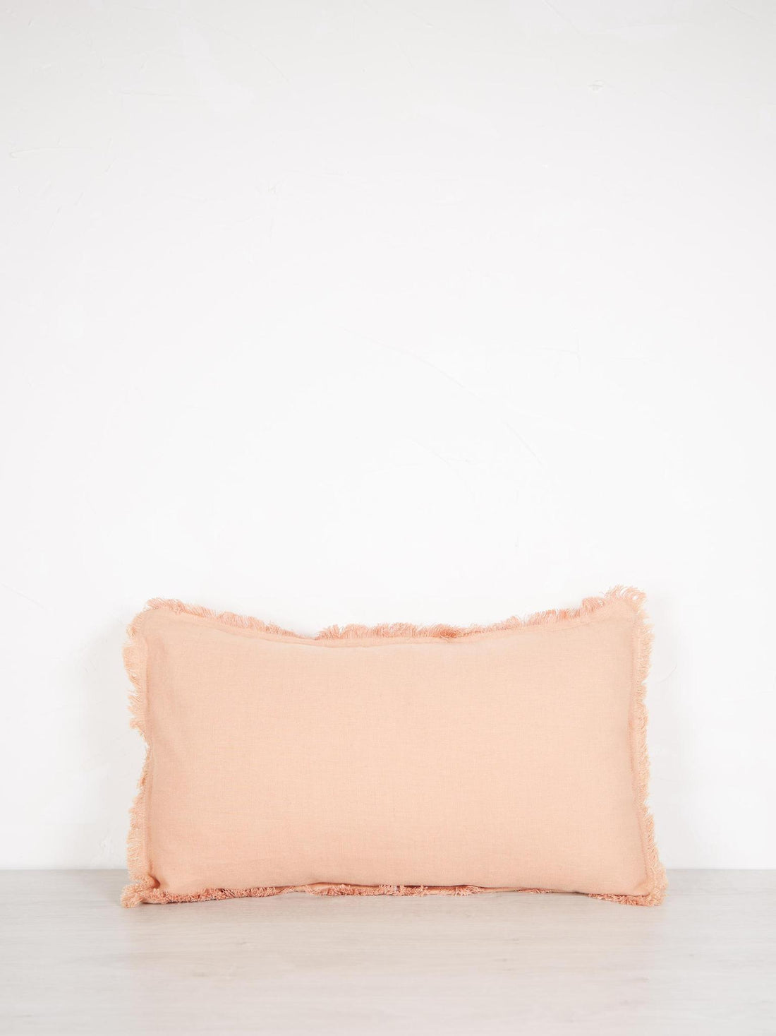 Laly Linen &amp; Cotton Plain Cushion in Epice - 30x50cm