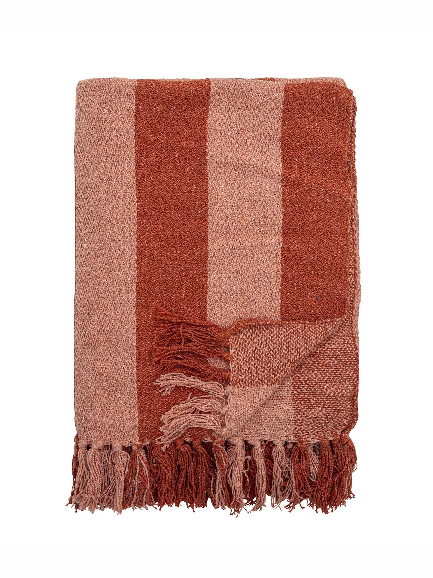 Frello Throw - Orange - Recycled Cotton