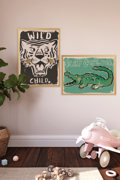 WILD CHILD  wallposter 50X70CM