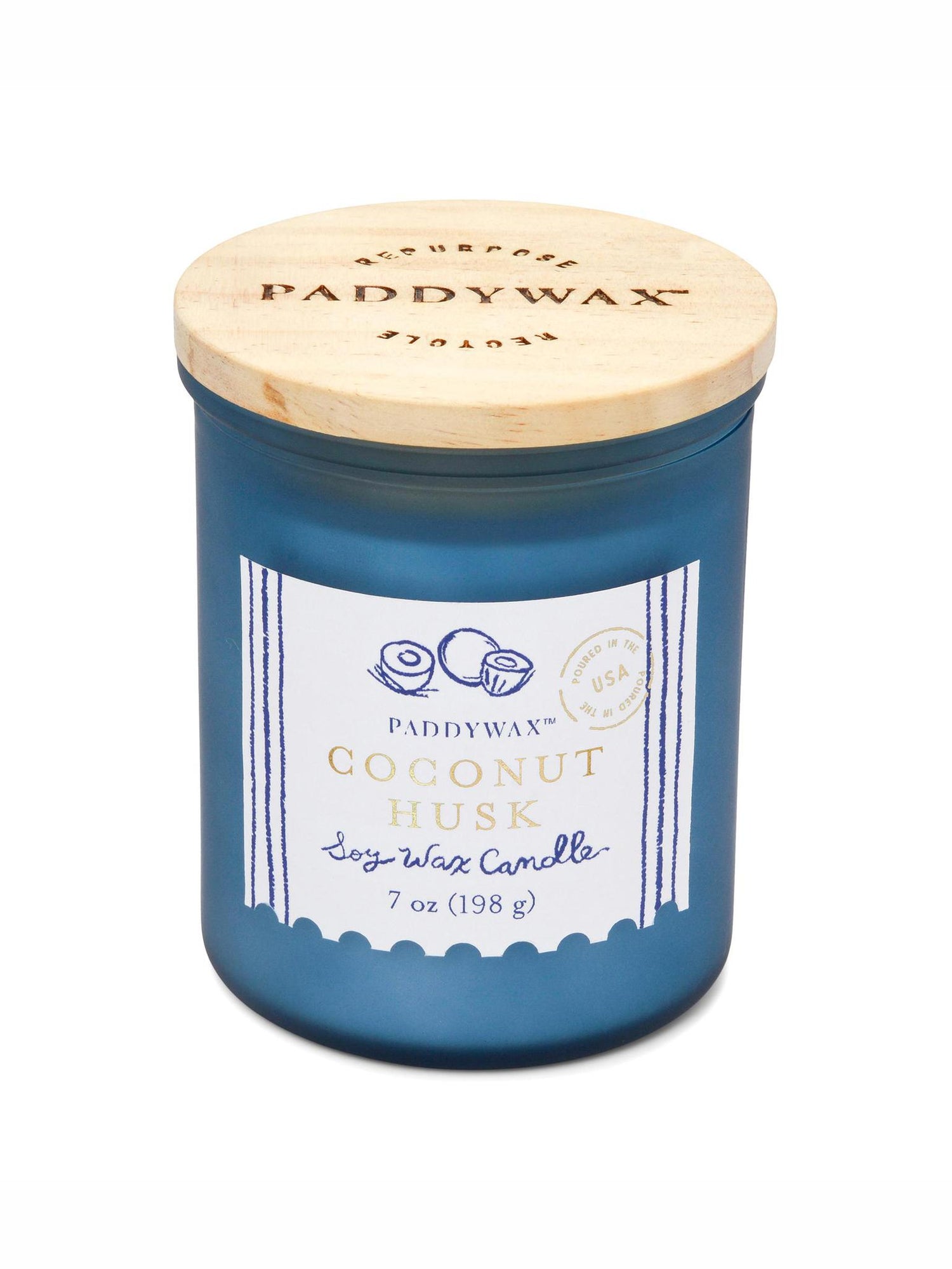 Coastal 7oz/198g Glass Candle Sea Blue - 5 Scents Available