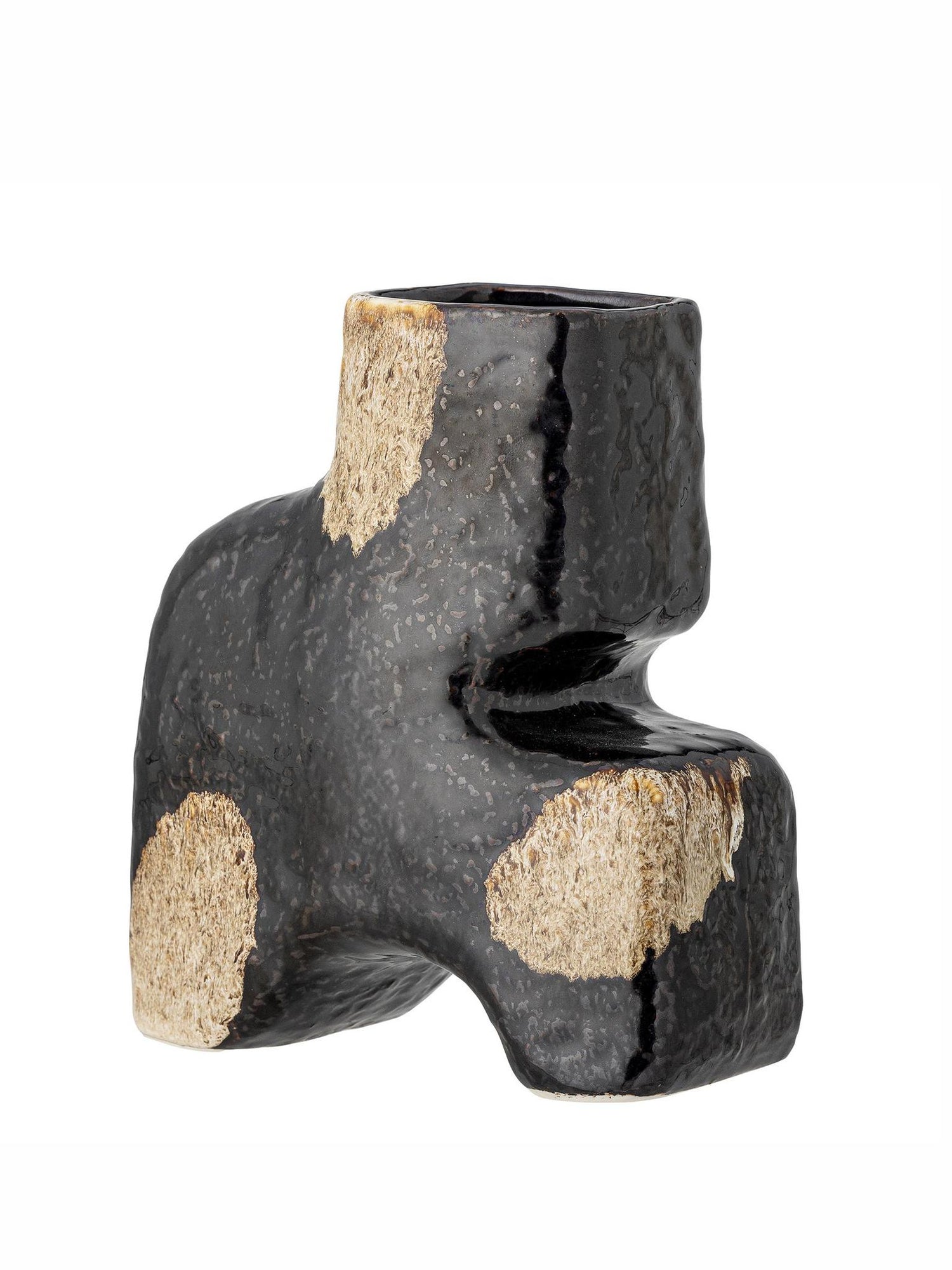 Ollia Vase - Black - Stoneware