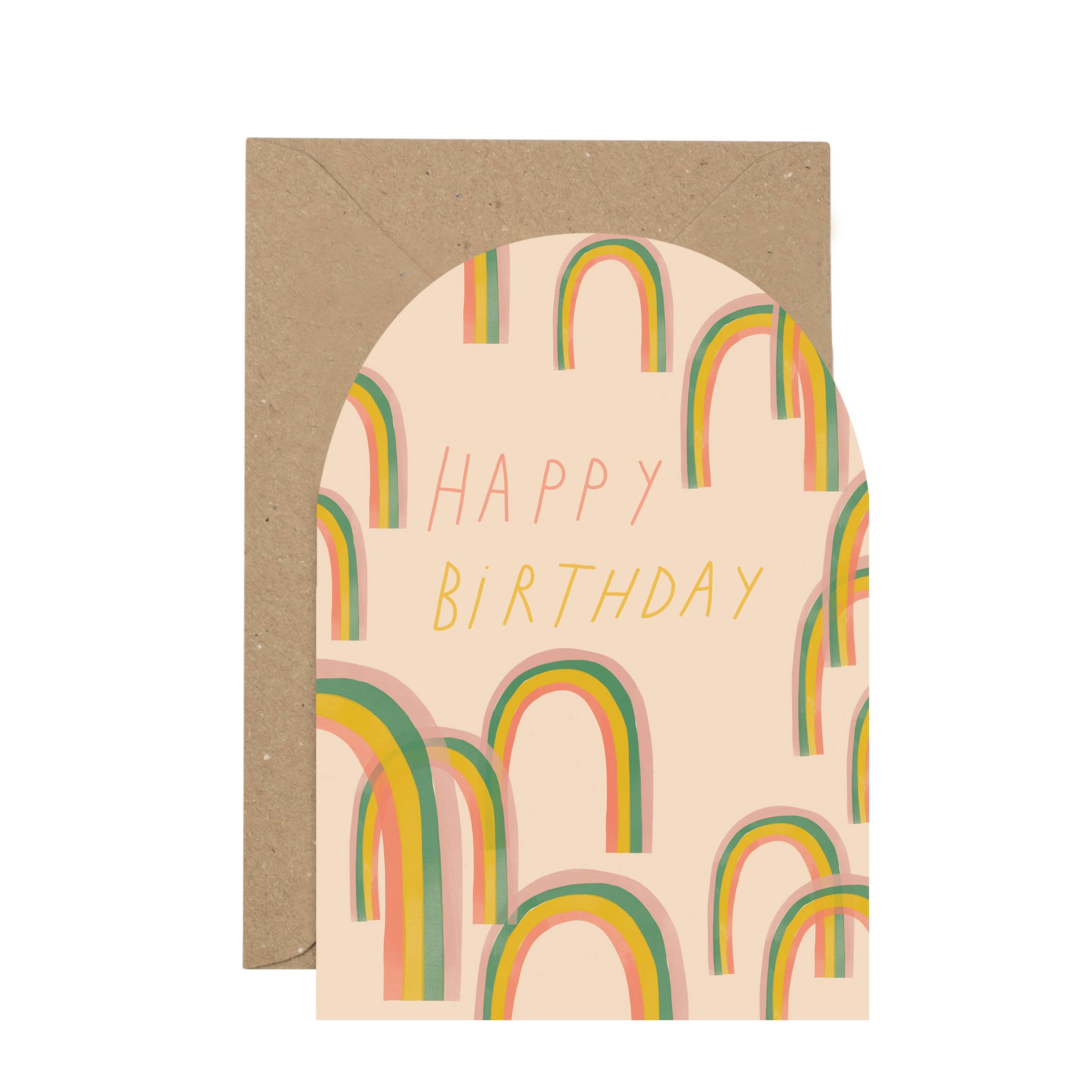 Happy Birthday rainbow card