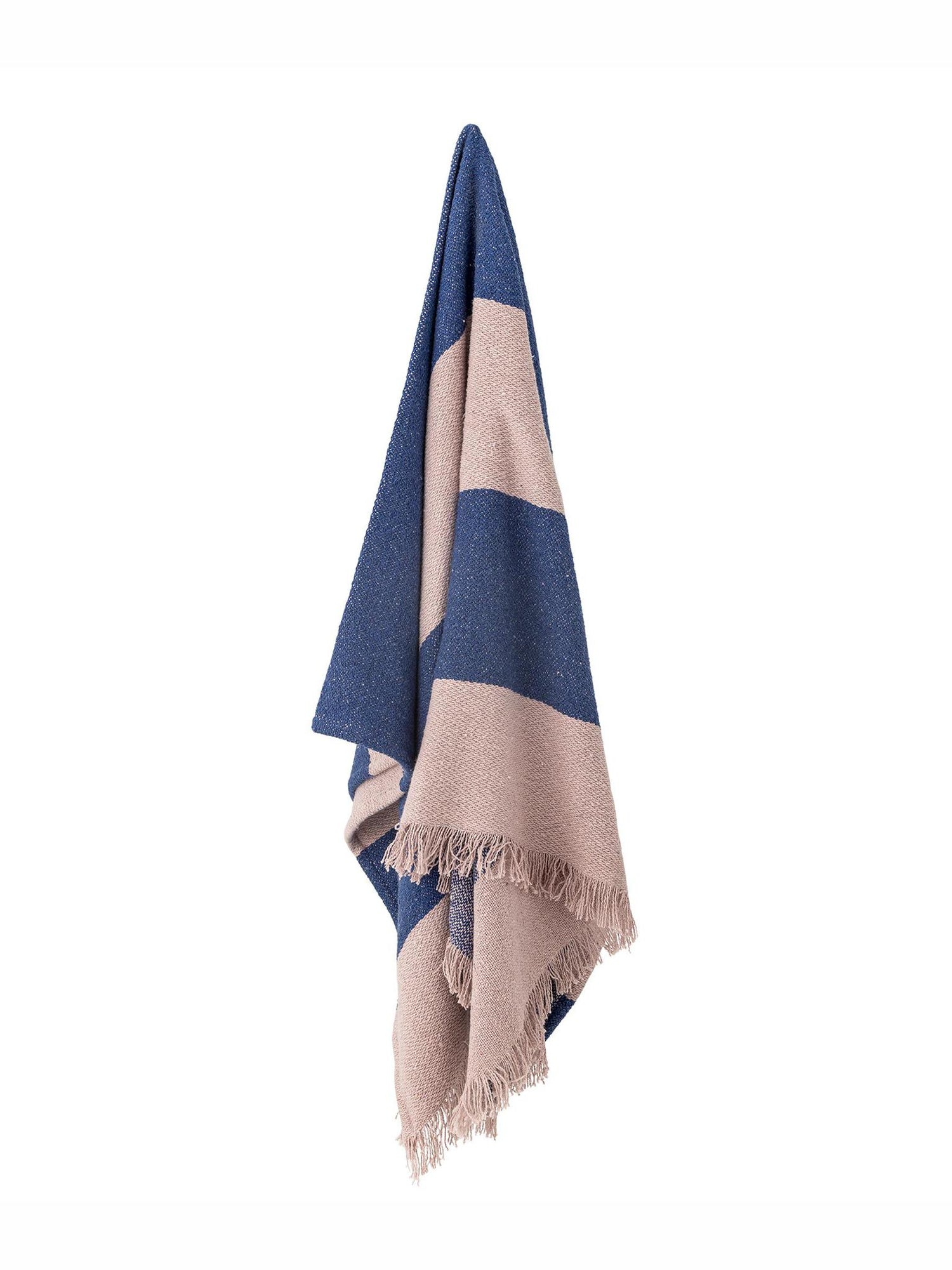 Cadeo Throw - Blue - Recycled Cotton