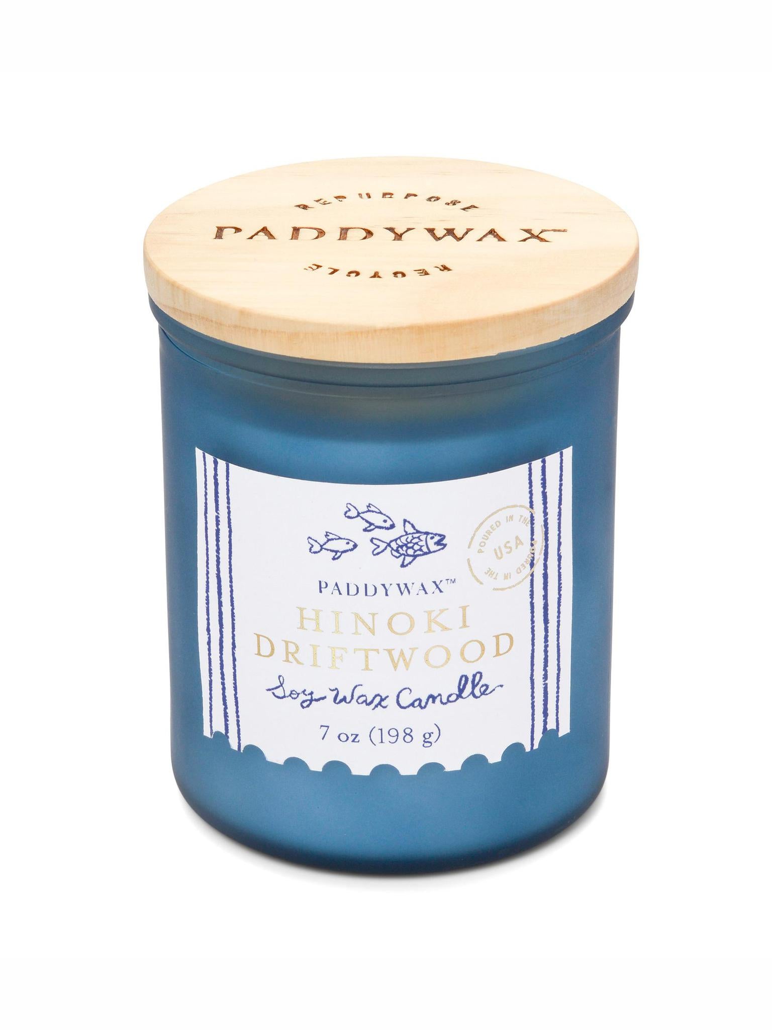 Coastal 7oz/198g Glass Candle Sea Blue - 5 Scents Available