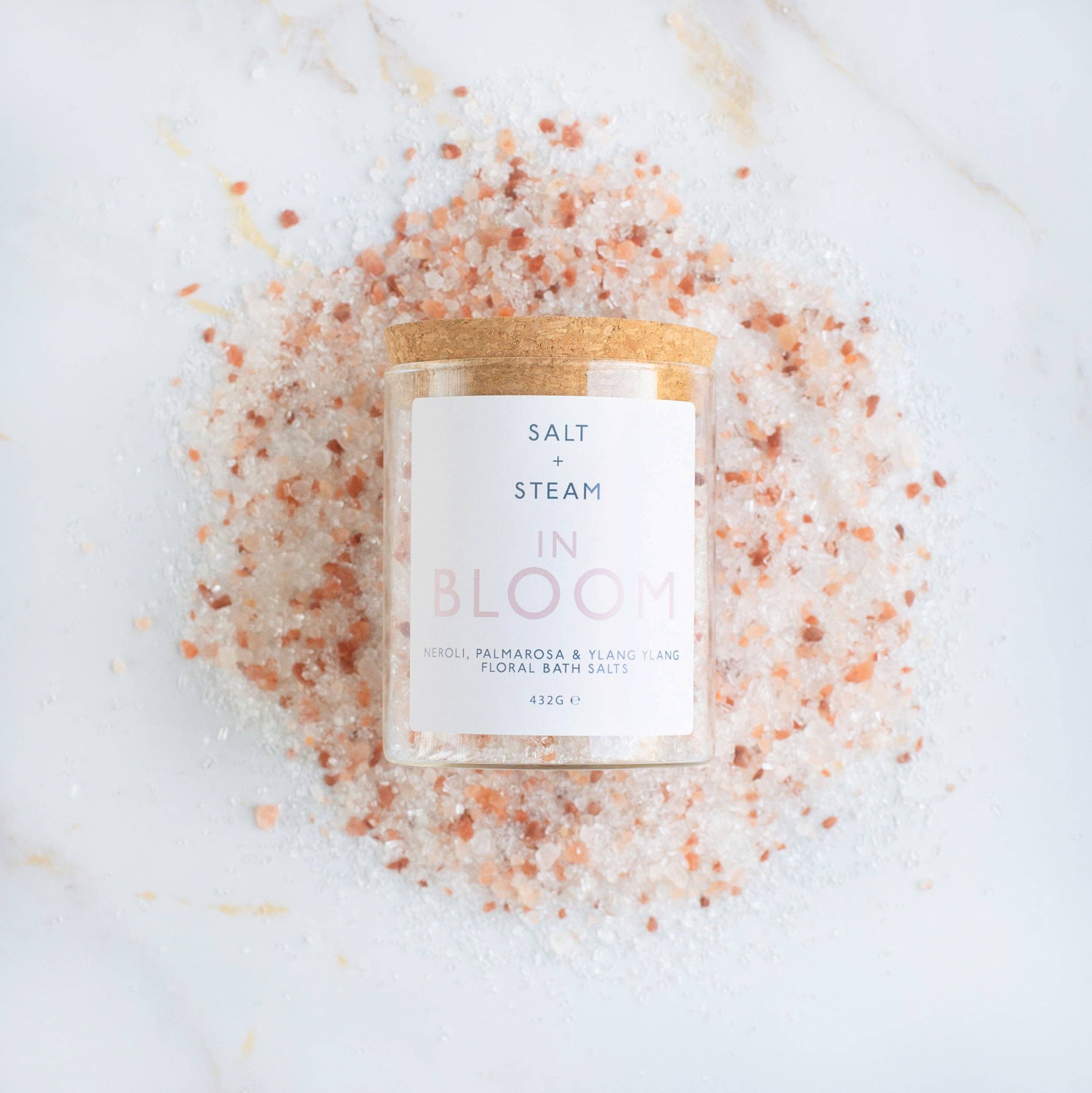 In Bloom - Rose, Neroli &amp; Palmarosa Bath Salts 80g &amp; 432g