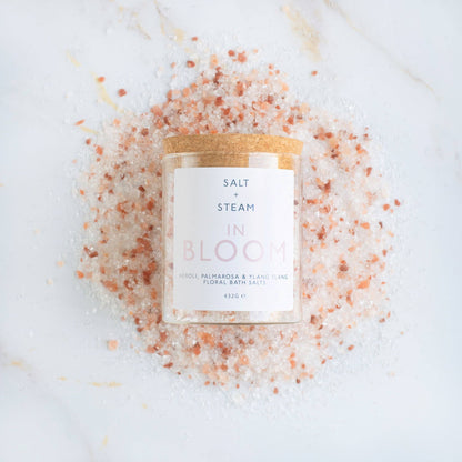 In Bloom - Rose, Neroli &amp; Palmarosa Bath Salts 80g &amp; 432g