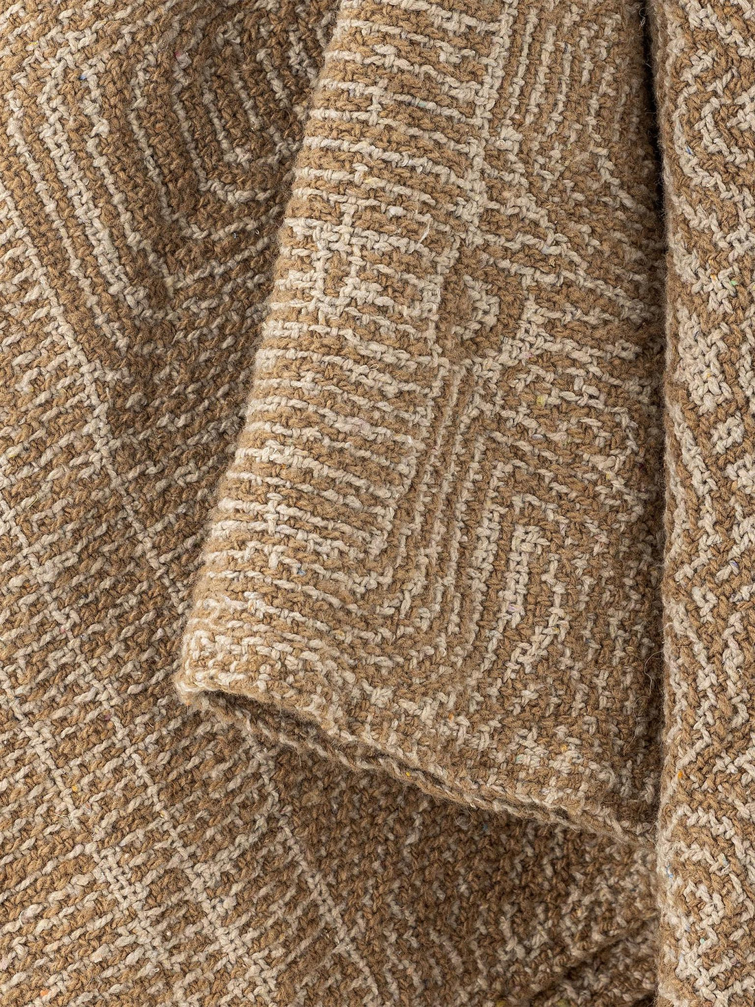 Bresso Throw - Brown - Recycled Cotton