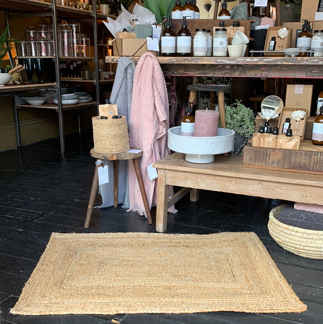 Rectangle Jute Rug