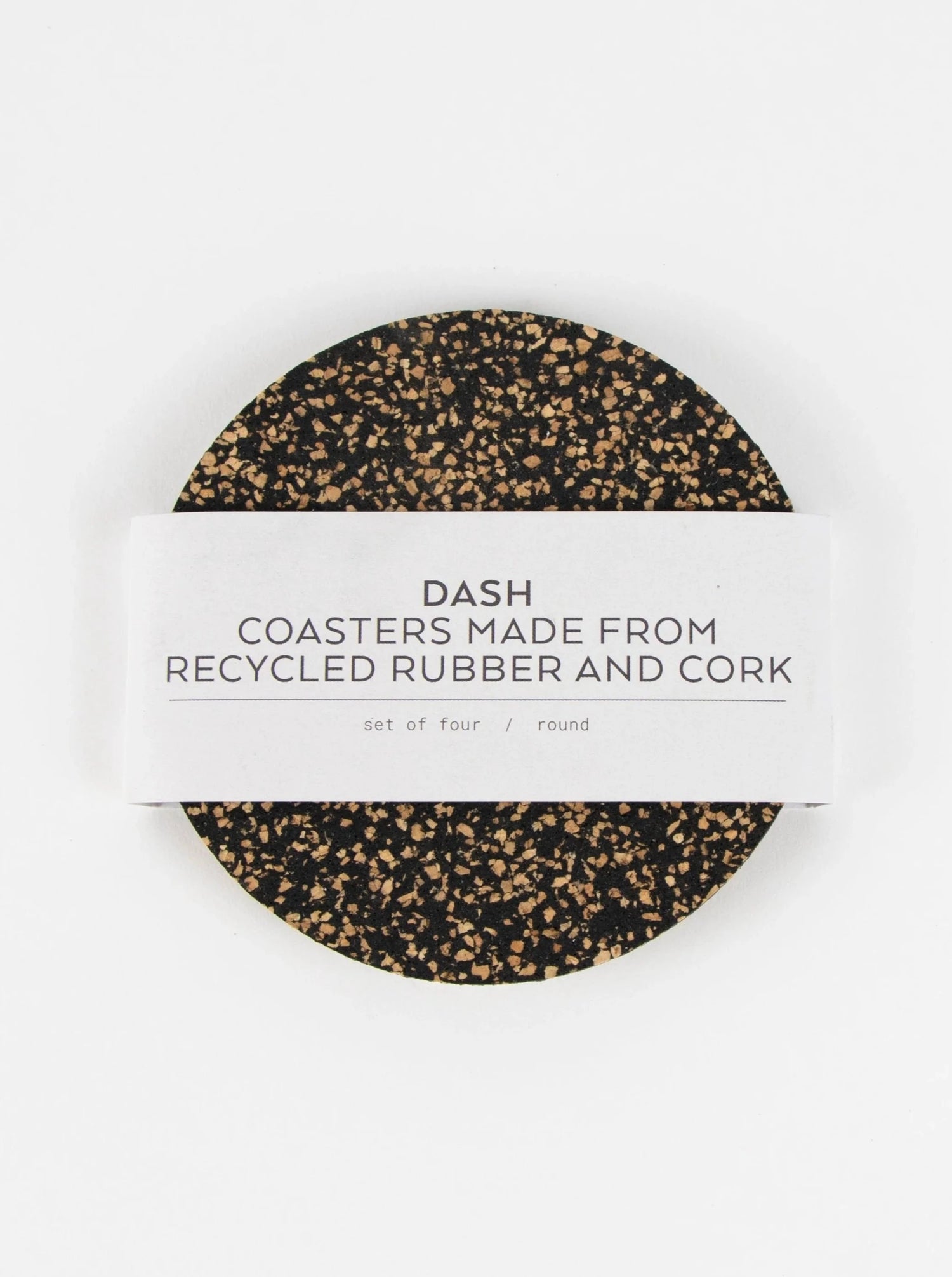 Set of 4 Dash Recycled Cork Coasters