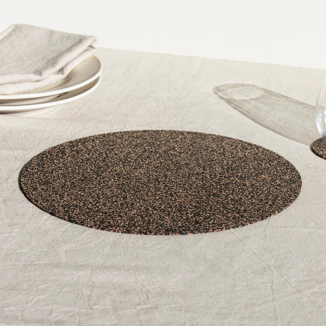 Set of 4 Recycled Dash Cork Placemats