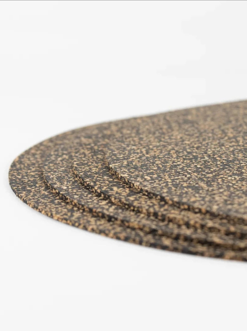 Set of 4 Recycled Dash Cork Placemats