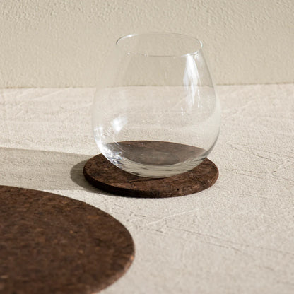 Set of 4 Smoked Cork Coasters