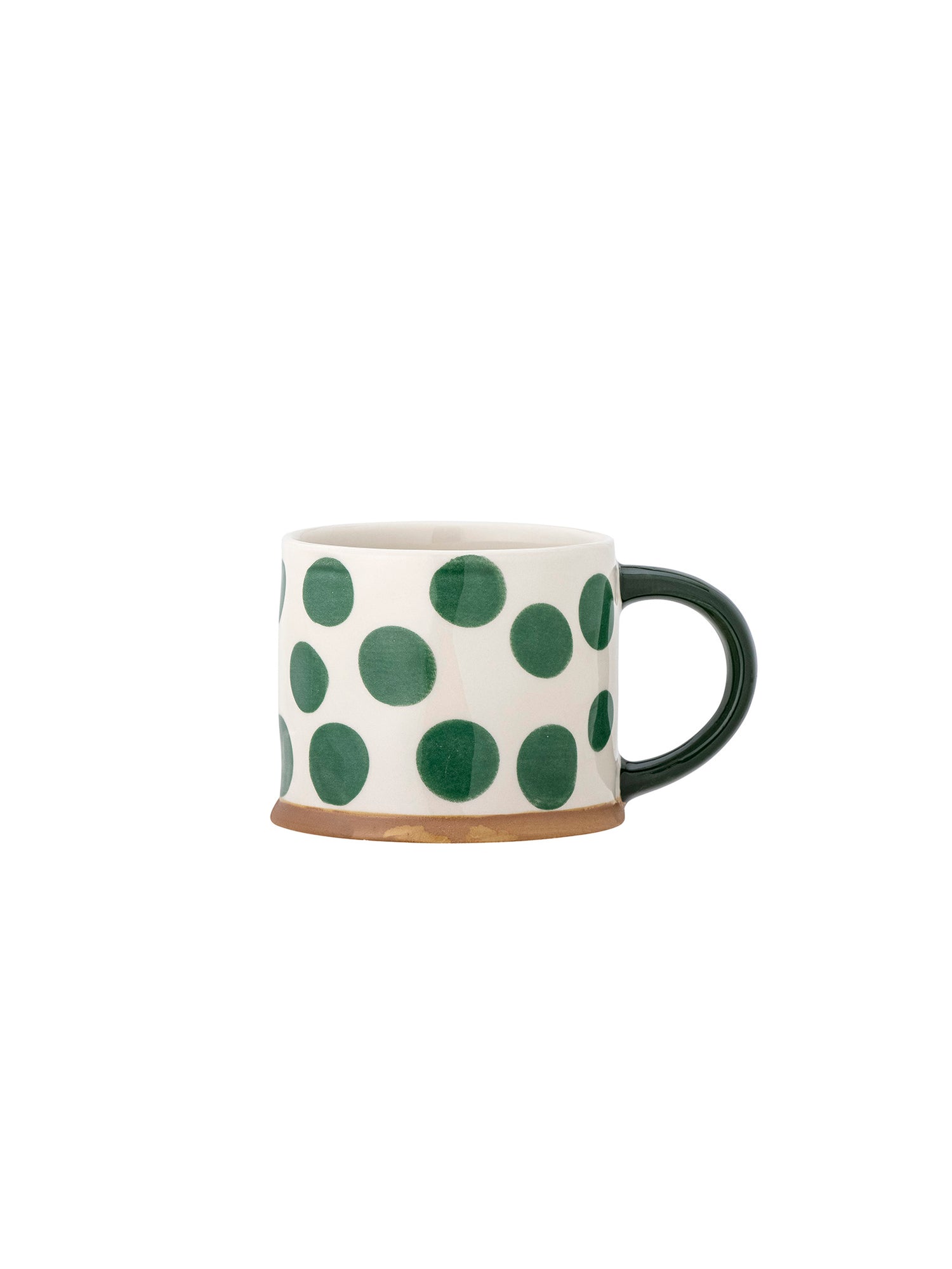 Linora Hand Painted Green Stoneware Mug - 3 Styles Available