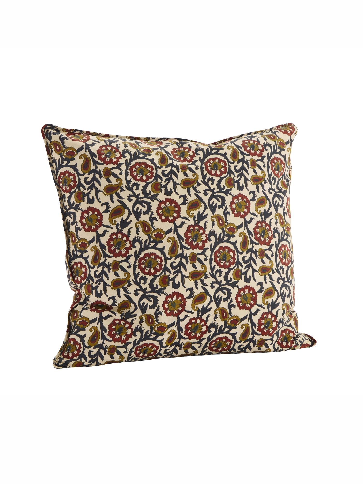 Printed cushion Sand, Grey, Tomato, Mustard