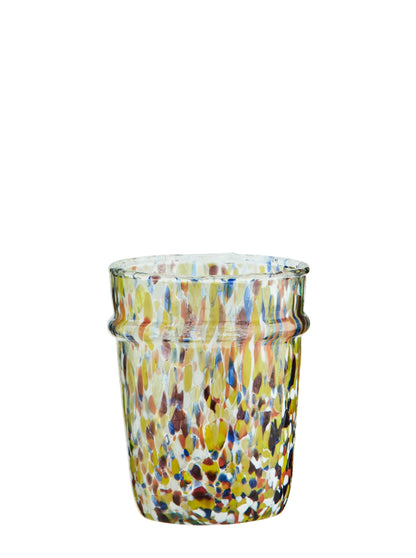 Mouthblown Colourful Drinking Glass