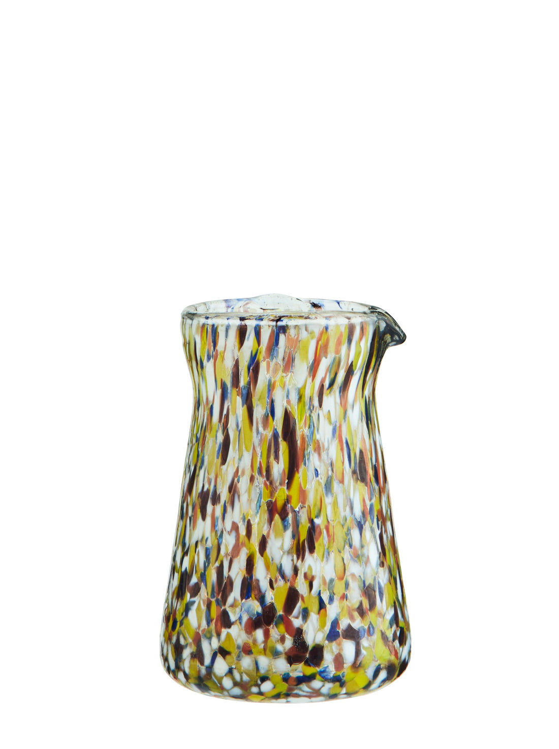 Colourful Glass Milk Jug