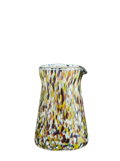 Colourful Glass Milk Jug