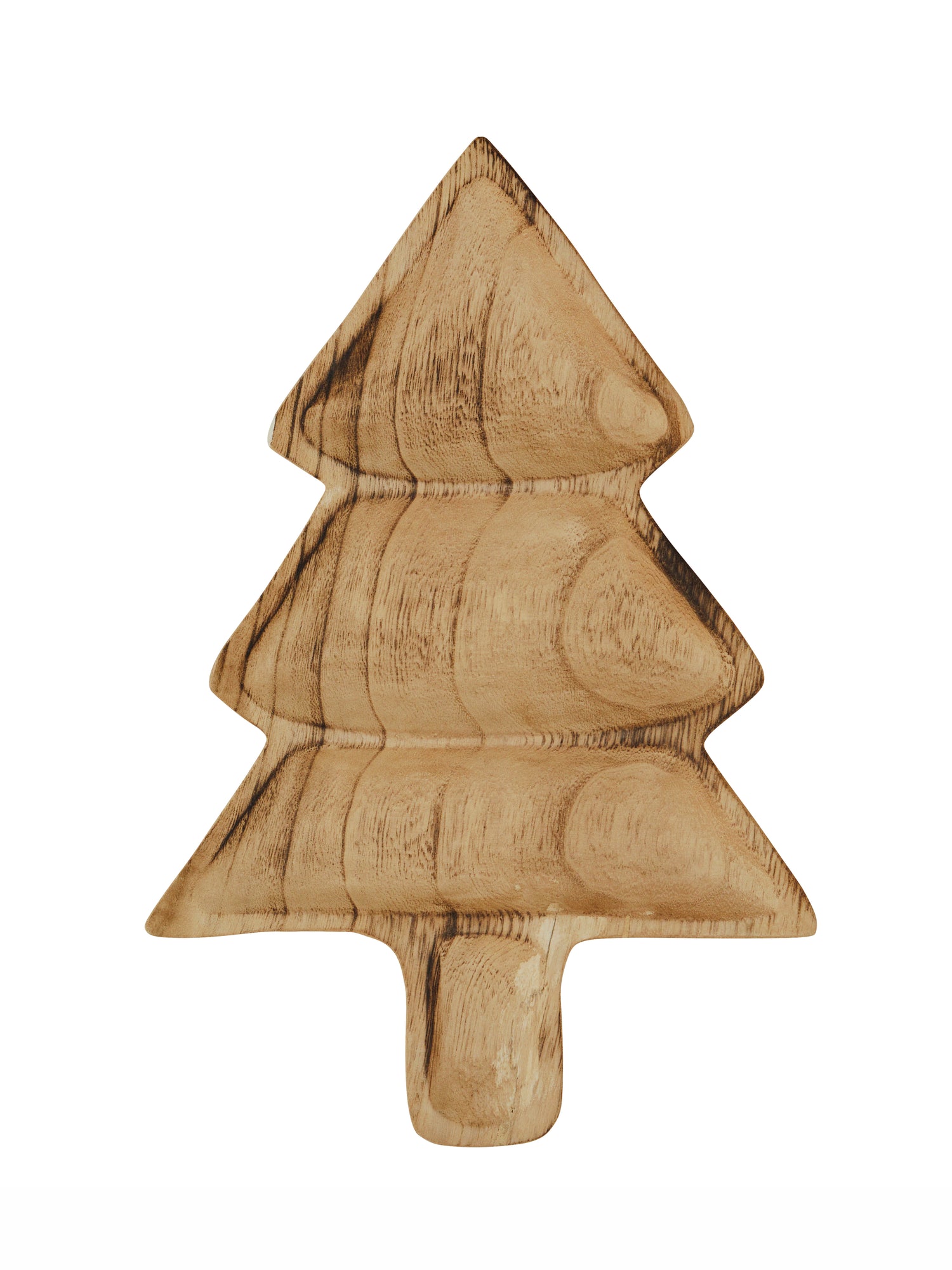 Wooden Christmas Tree Tray