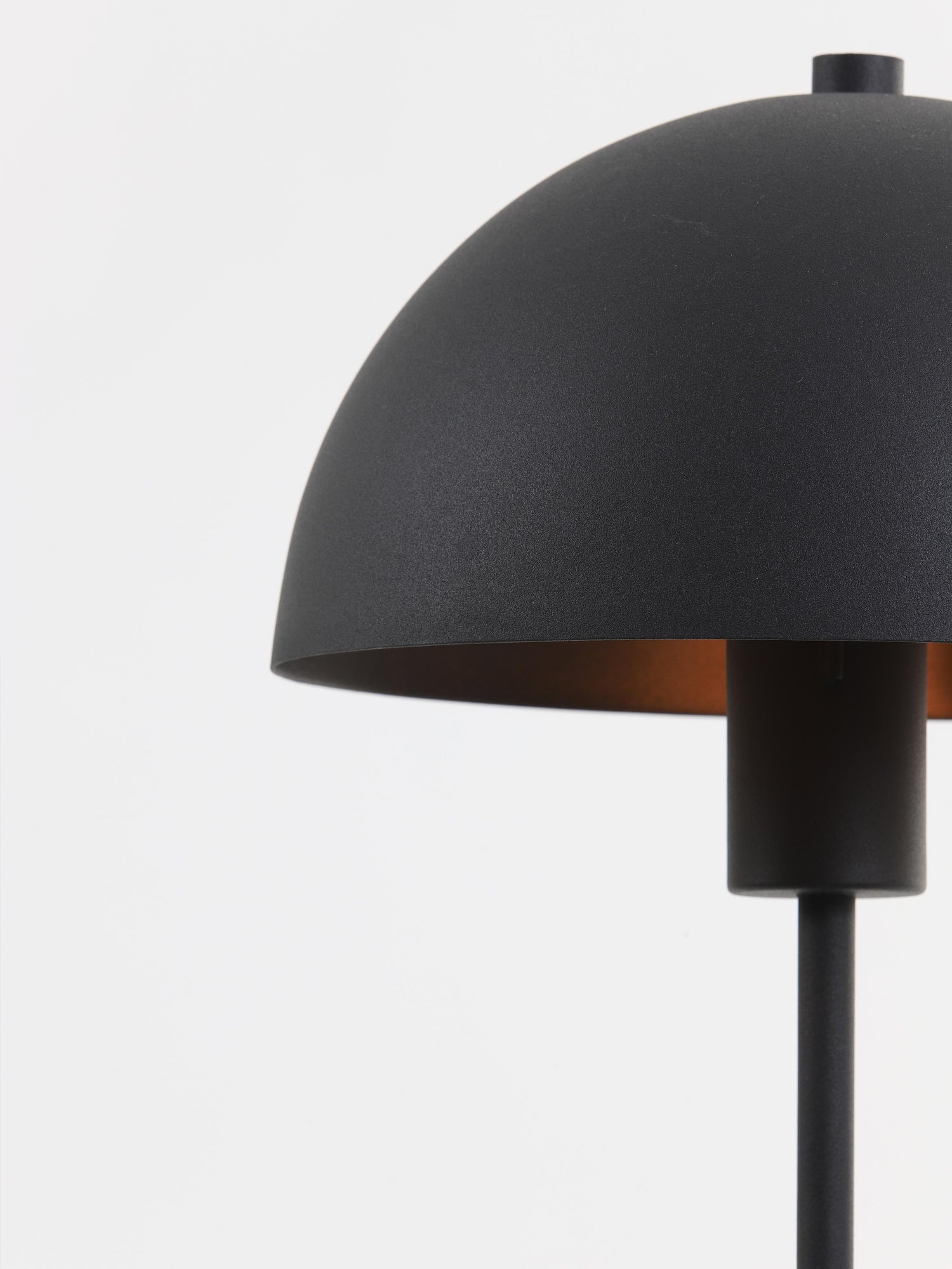 Merel Matt Black Table Lamp - Large