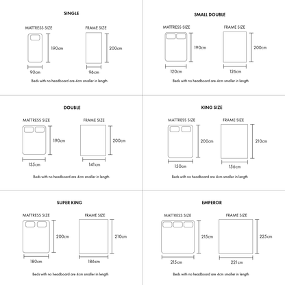 Model 01 – Handmade Wooden Bed - Colour &amp; Size Options Available