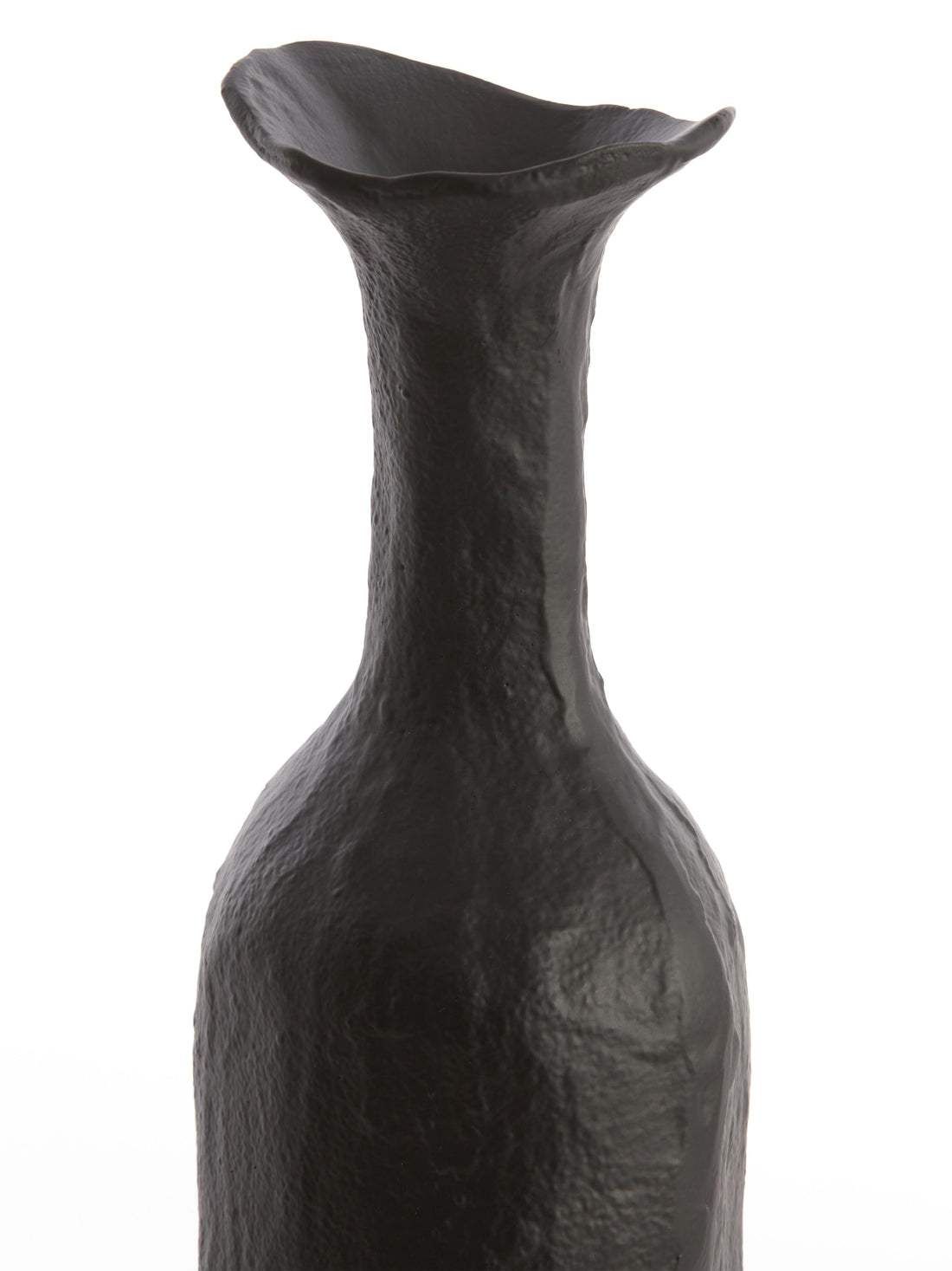 Teodora Tall Organic Black Vase - 2 Sizes Available