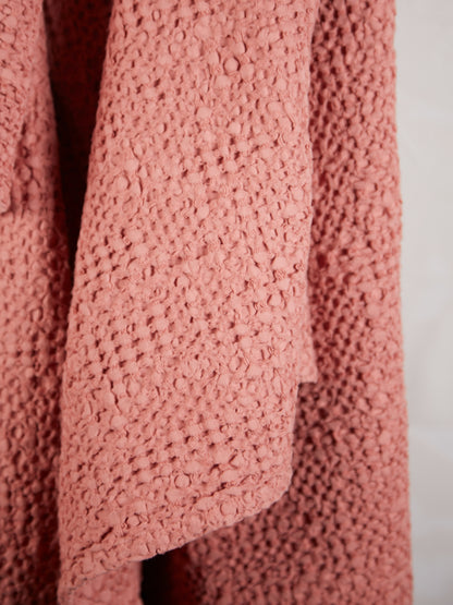 Stonewashed Cotton Tana Bedspread Throw - Blush Pink - 3 Sizes Available