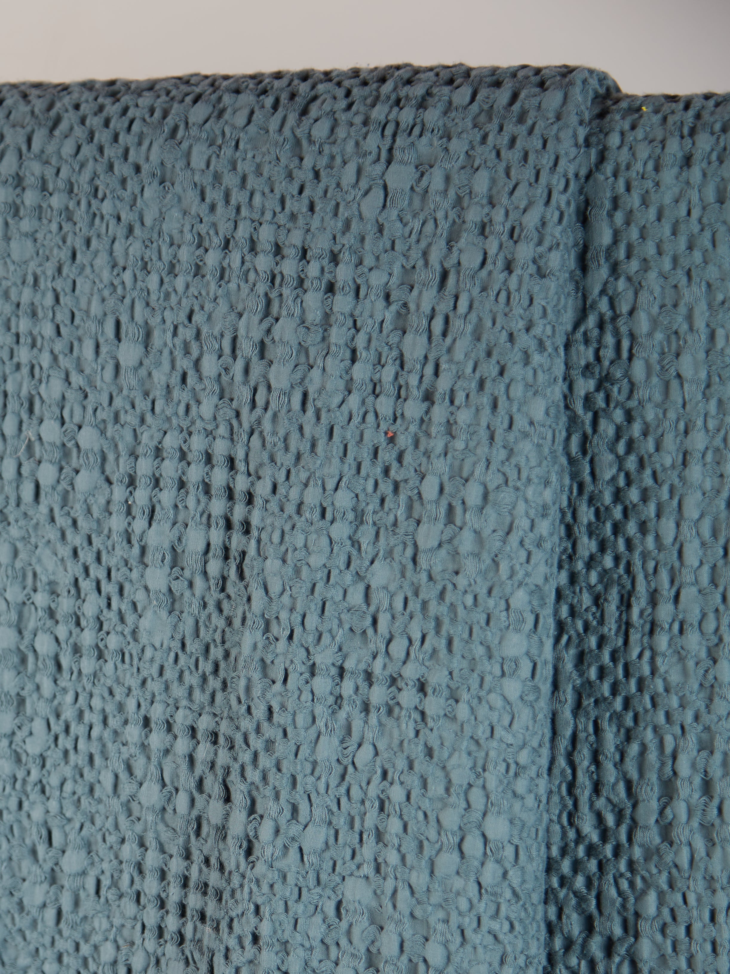 Stonewashed Cotton Tana Bedspread Throw - Prusse Teal - 3 Sizes Available