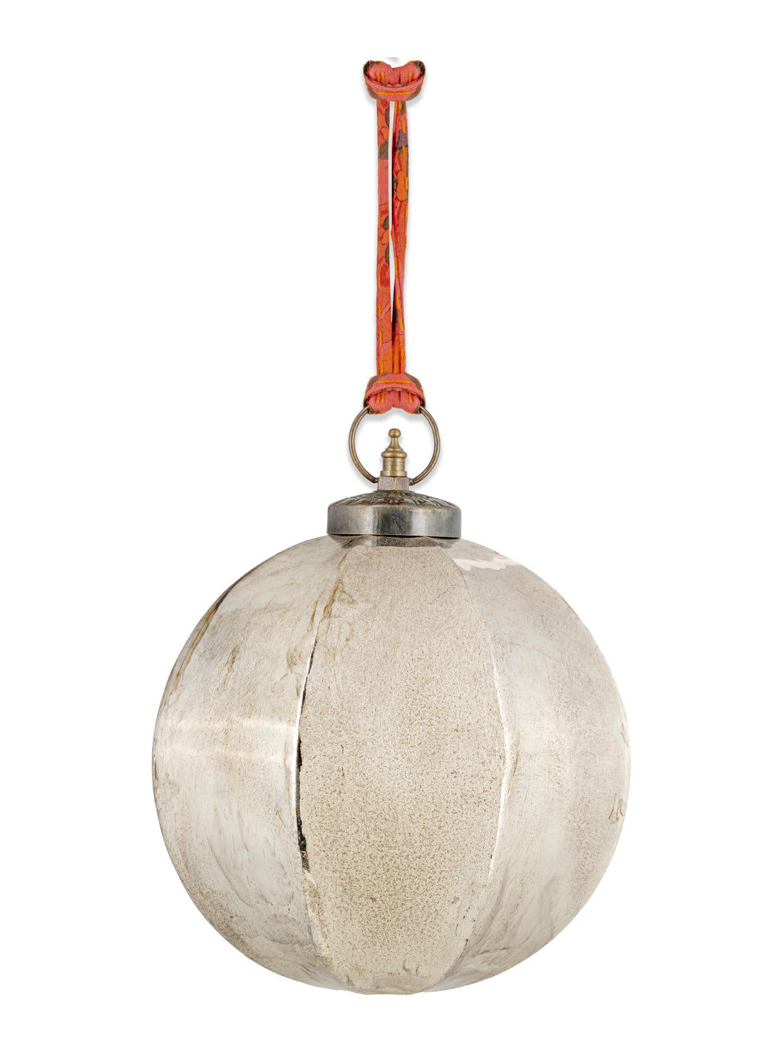 Zuri Giant Gold Recycled Glass Bauble - Large