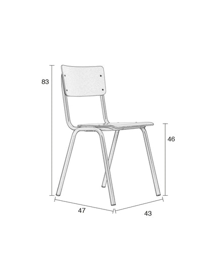 Back To School Dining Chair - 3 HPL Colour options