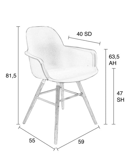 Albert Kuip Arm Chair - 6 colour options