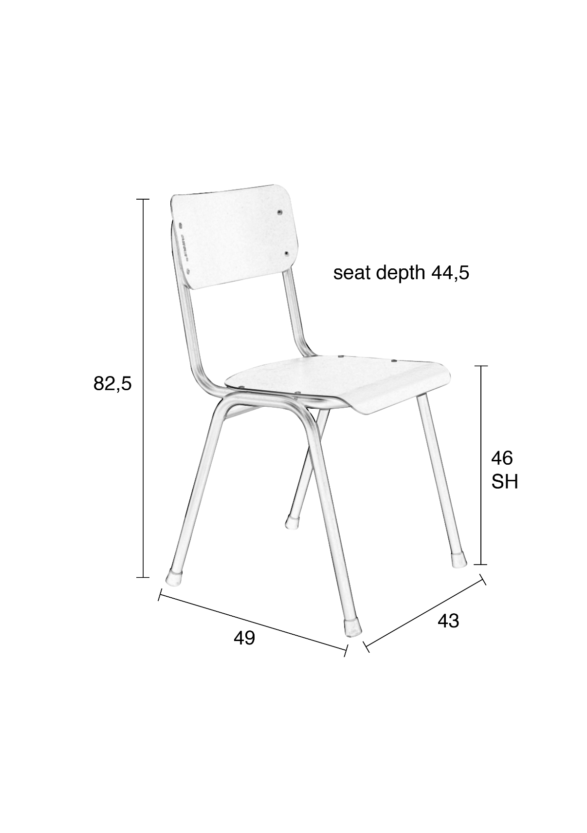 Back to School Outdoor Garden Chair - Color Options Available