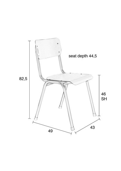 Back to School Outdoor Garden Chair - Color Options Available