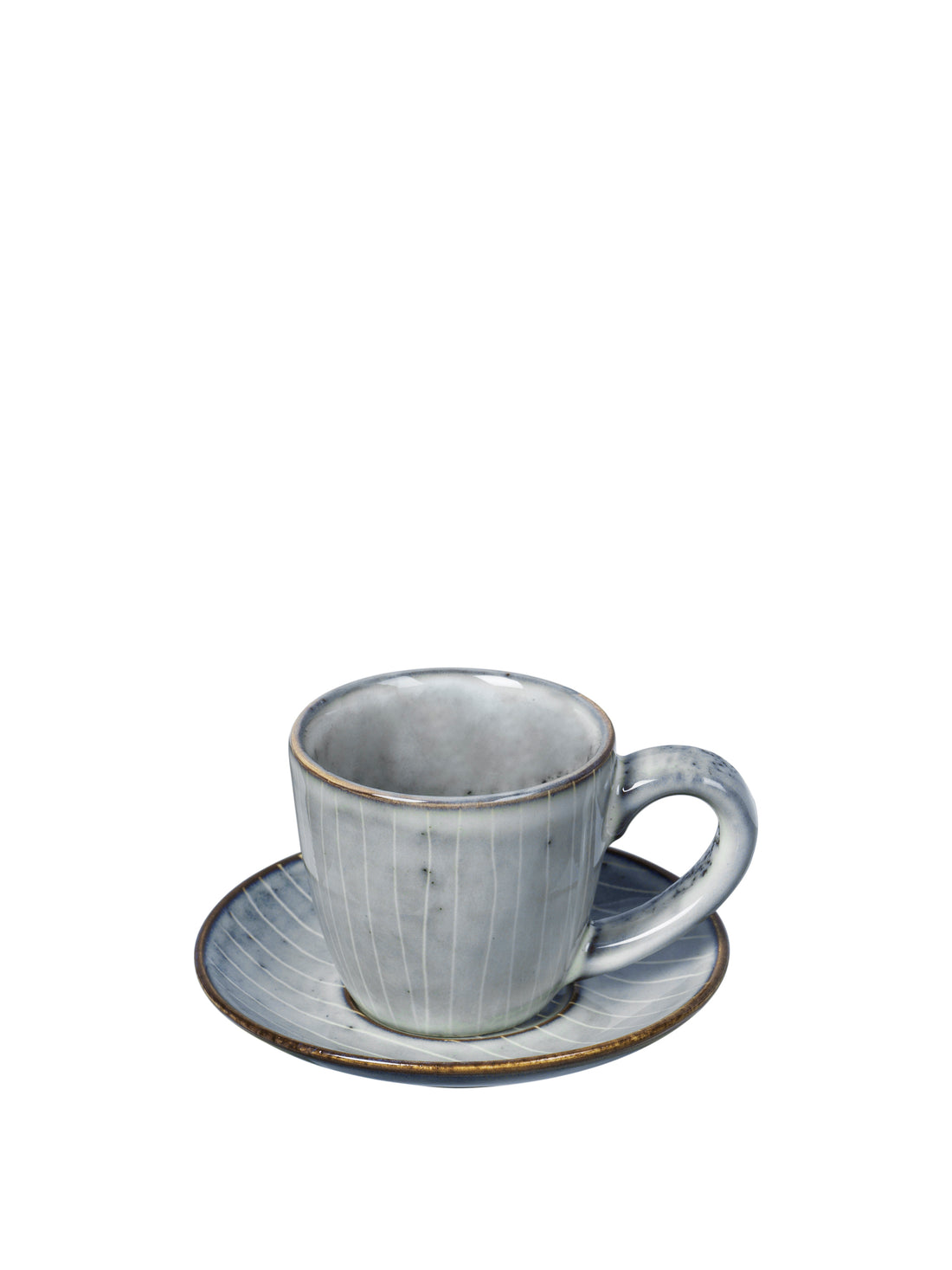 Nordic Sea Stoneware Espresso Cup &amp; Saucer