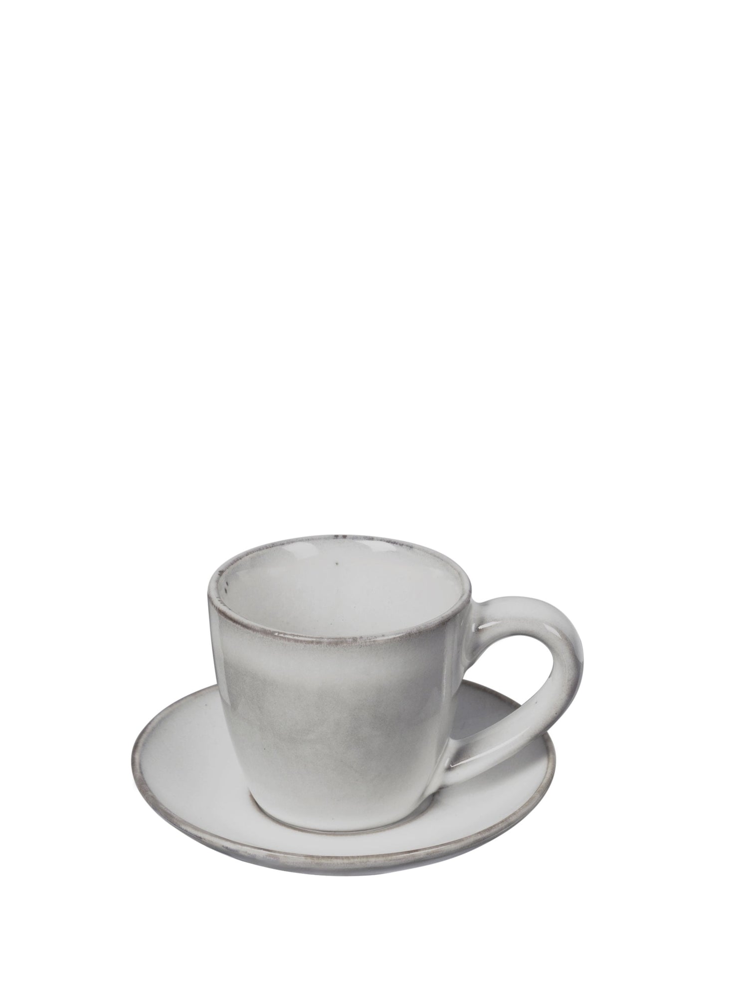 Nordic Sand Stoneware Espresso Cup &amp; Saucer