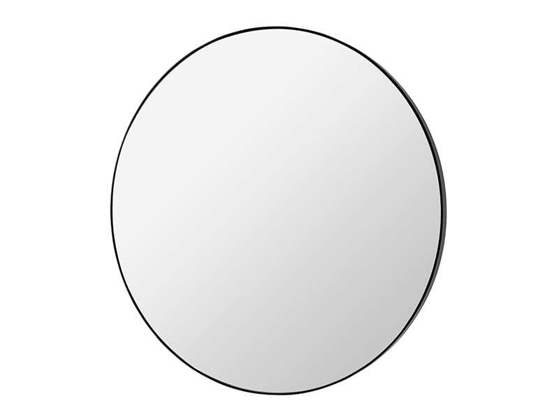 Complete Large Circular Mirror - Black