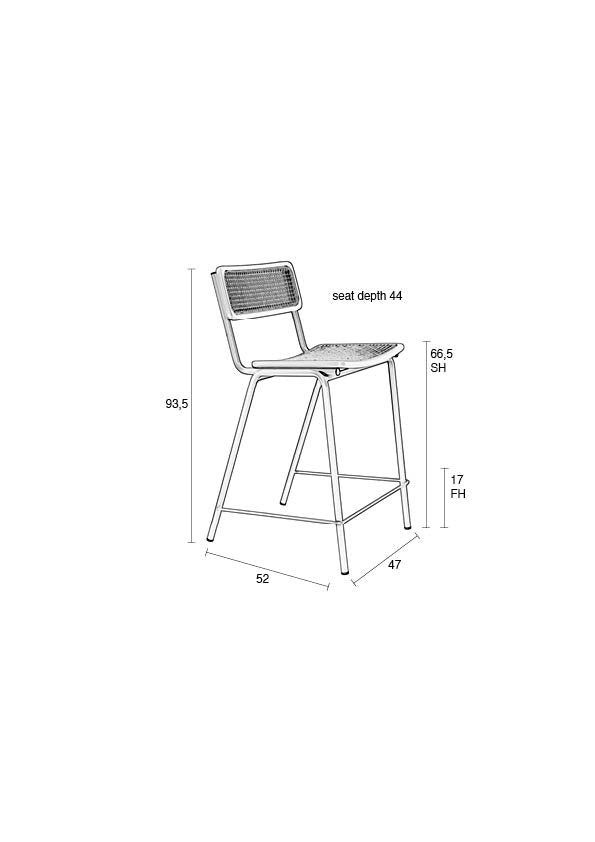 Jort Counter Stool - 3 colours available