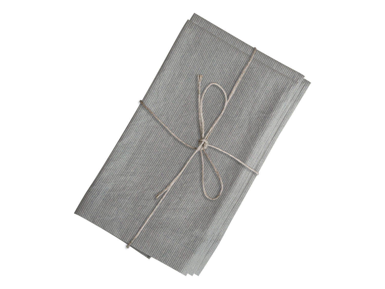 Set of 4 Cotton Stripe Cloth Napkins  - Colour Options Available