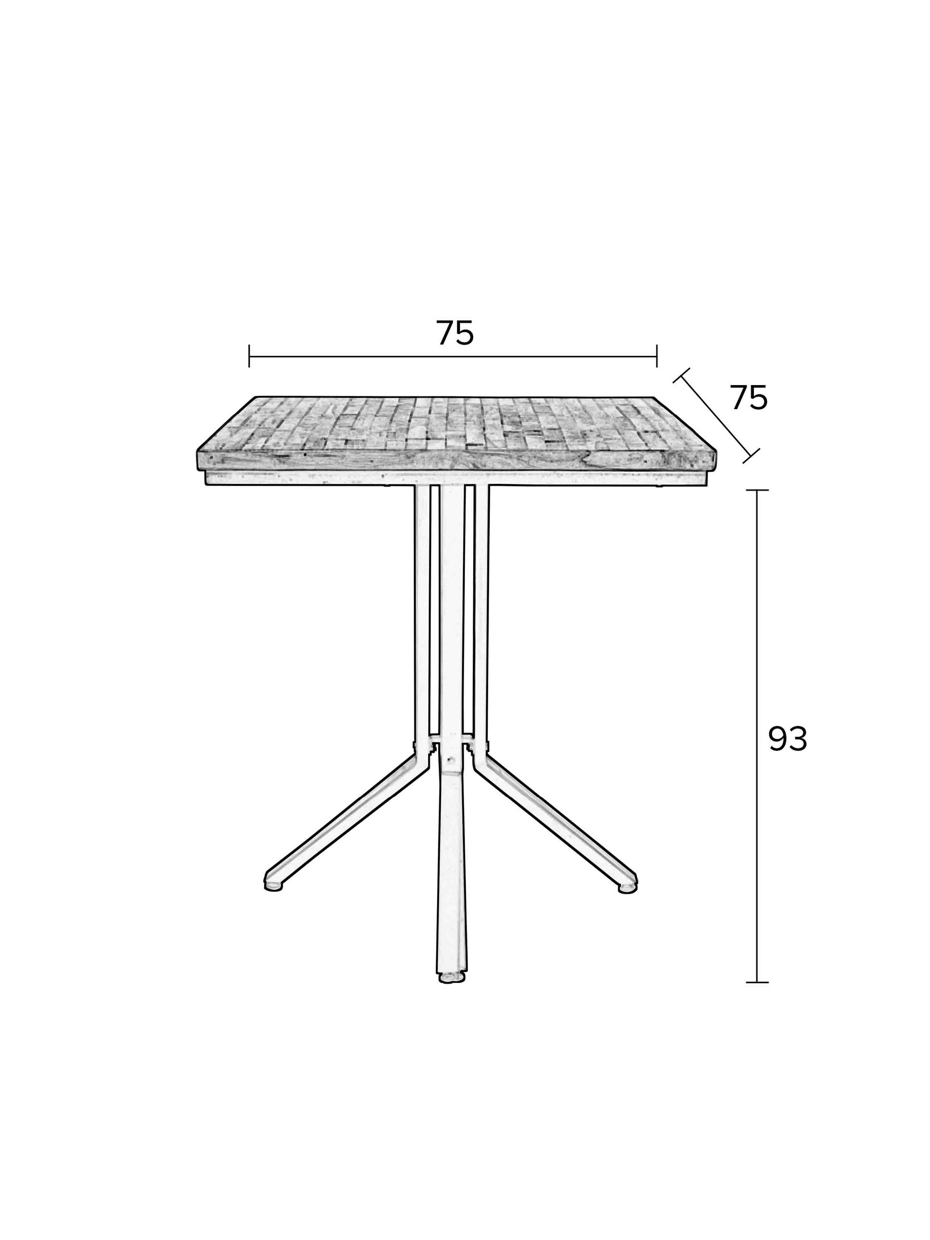 Lil Counter Table Sqaure in Natural