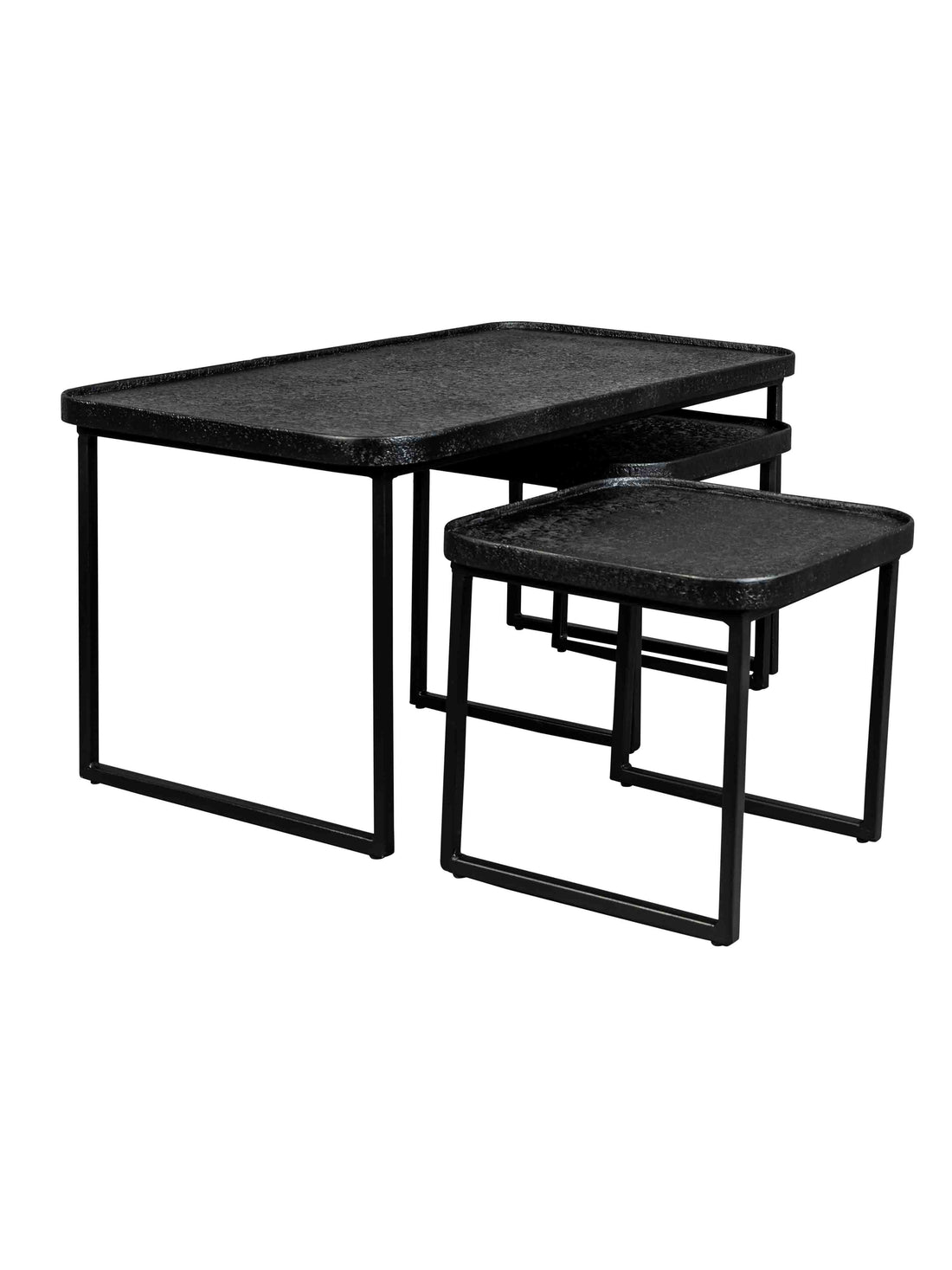 Winston Coffee Table set of 3 - Black