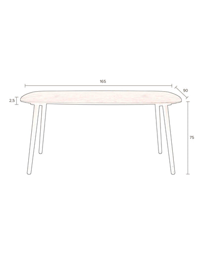 Clover Wooden Dining Table