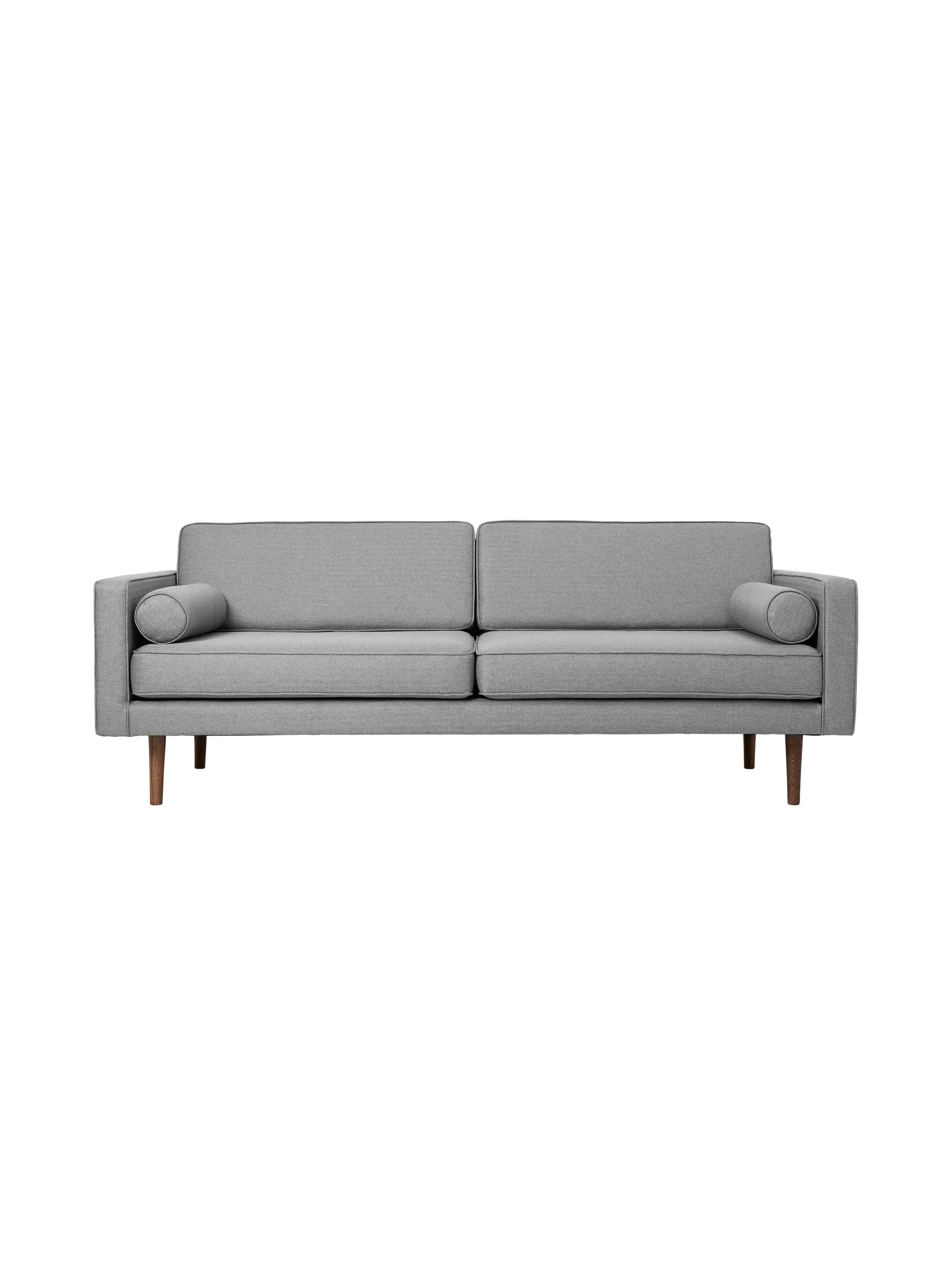 Broste Velvet Wind Sofa in Grey