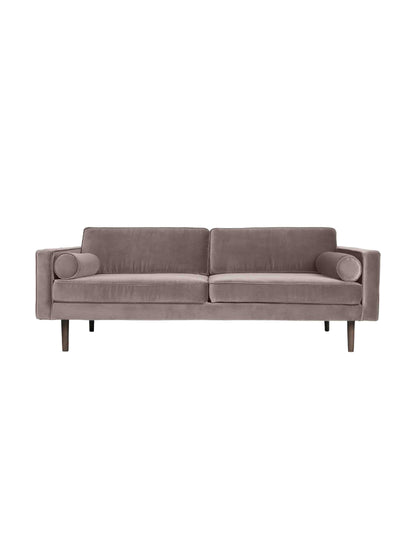 Broste Velvet Wind Sofa in Light Grey