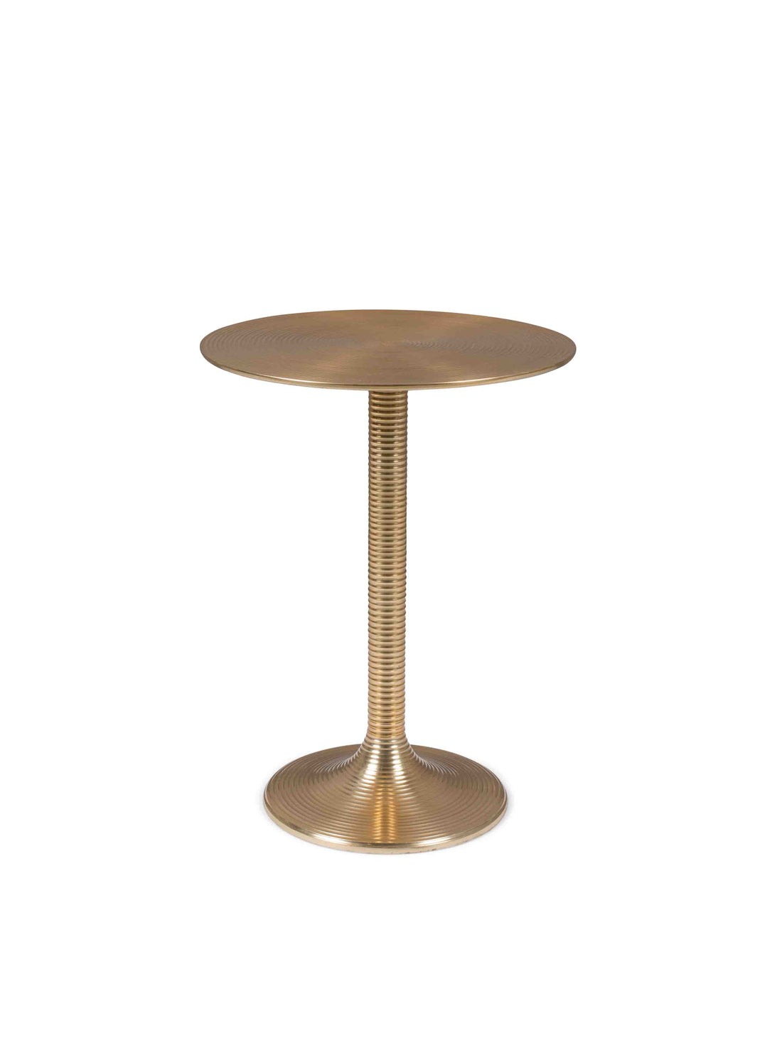 Hypnotising Round Side Table Gold