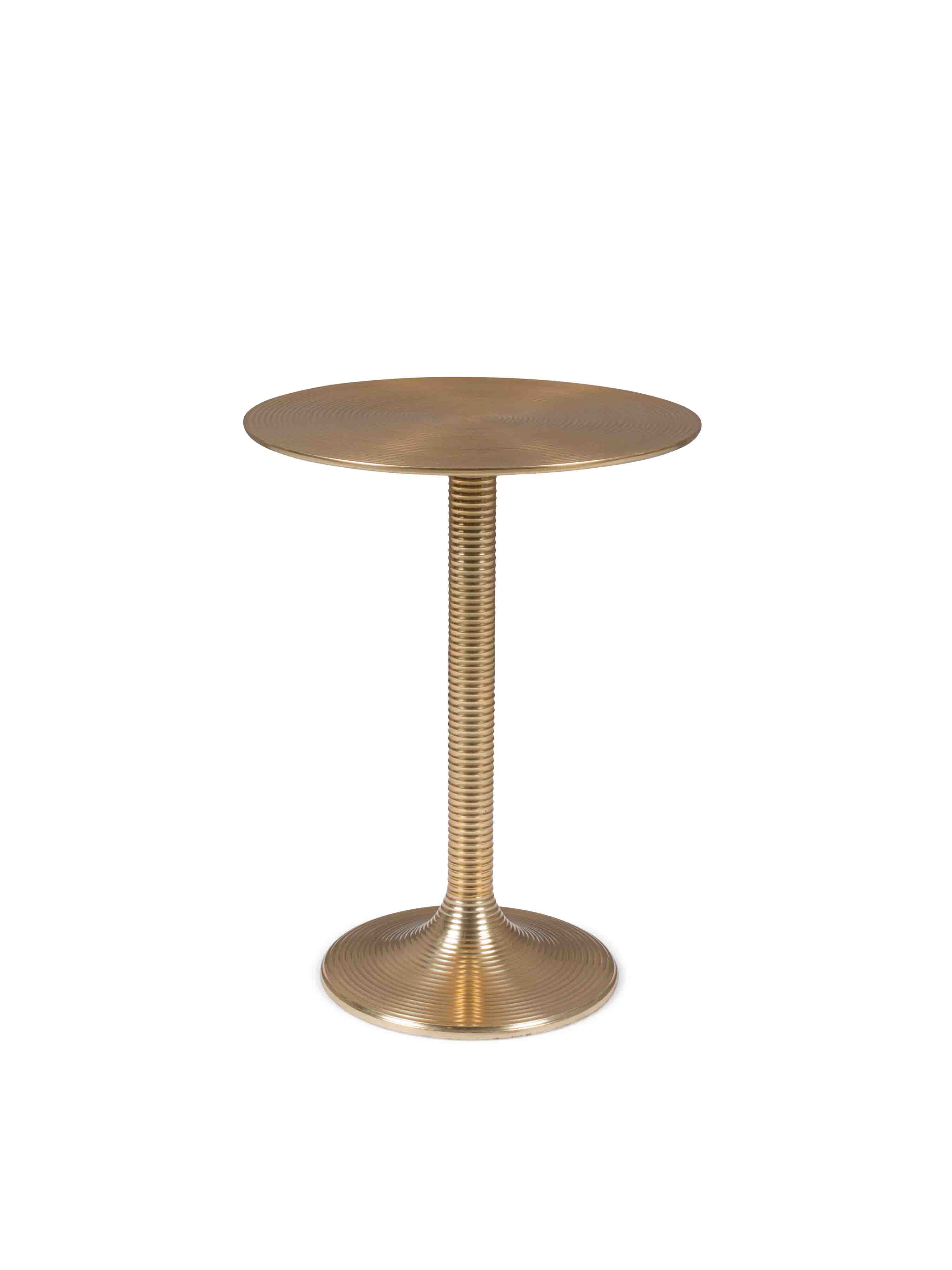 Hypnotising Round Side Table Gold