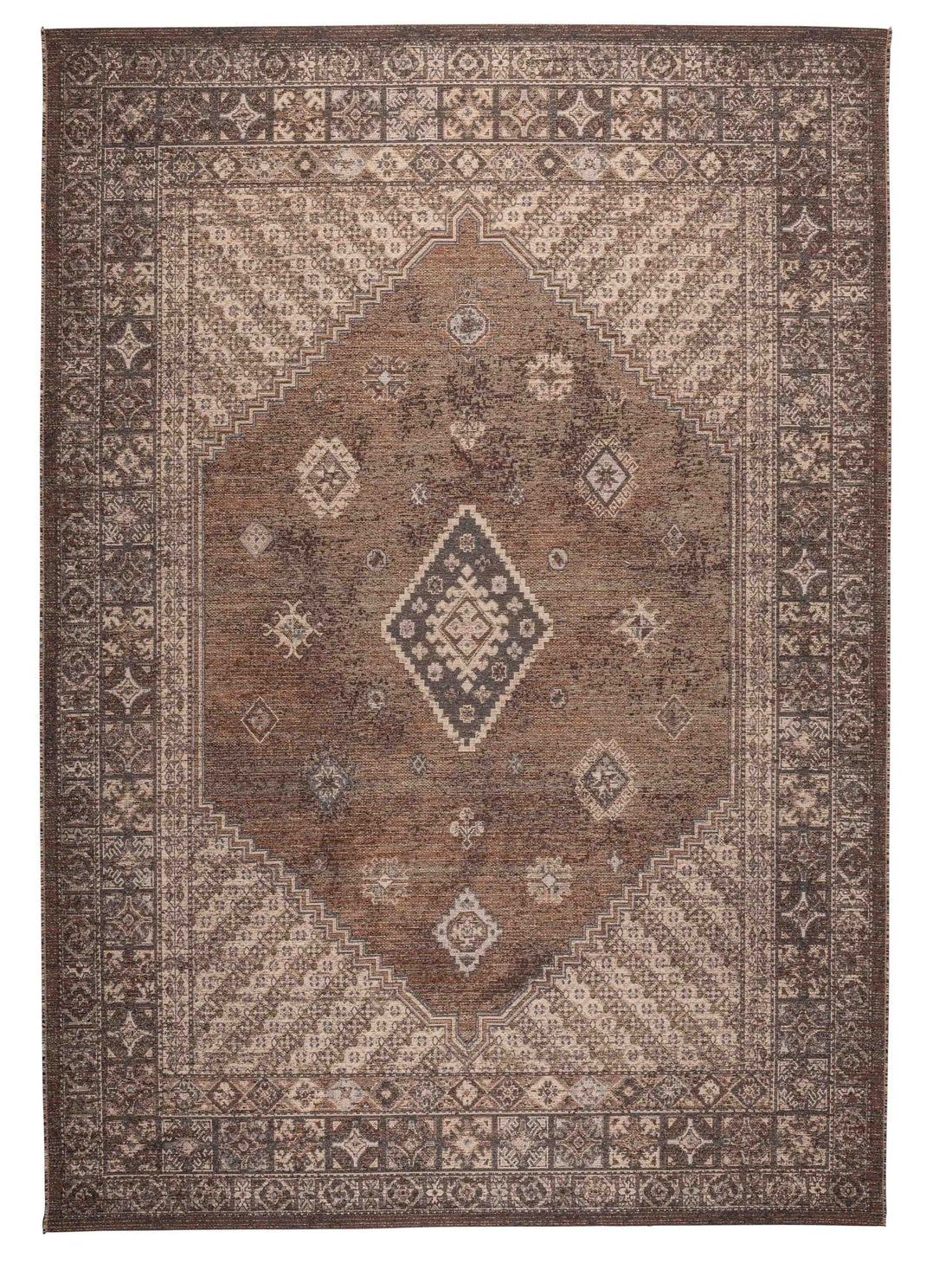 Devon Carpet in Earthy Brown 170 x 240/200 x 300cm